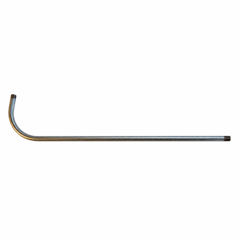 Braço de metal medidas 600mm x 120mm M10/100 rosca