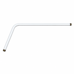 Braço de metal 280 mm x 145 mm ângulo 110º M10/100