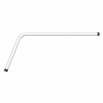 Braço de metal 280 mm x 145 mm ângulo 110º M10/100