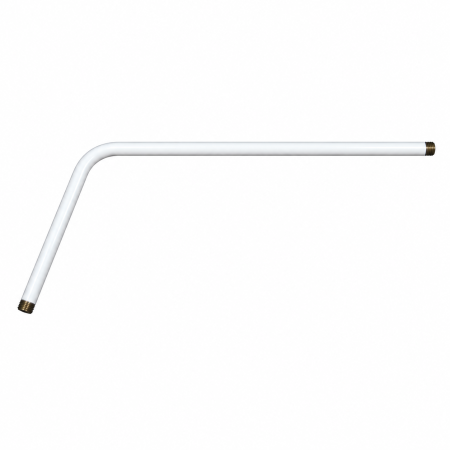 Braço de metal 280 mm x 145 mm ângulo 110º M10/100