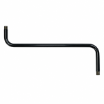 Braço de metal de dupla flexão 130mm x 310mm x 60mm M10/100