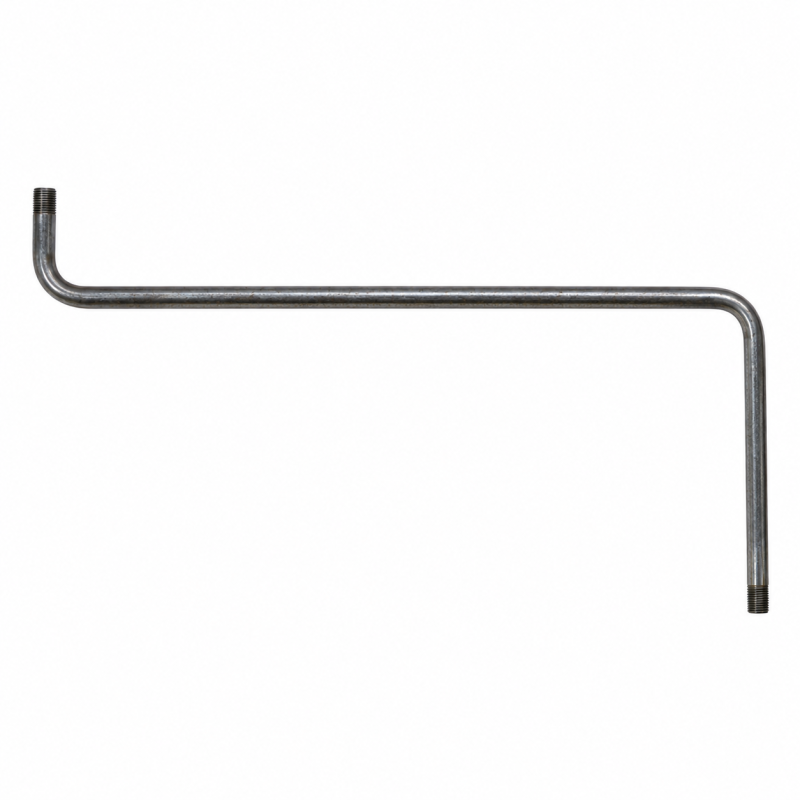 Braço com dupla flexão 250mm x 510mm x 60mm M10/100