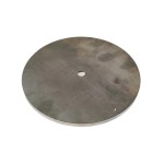 Base ultrafina de Ø160mm x 6mm de altura com furo central