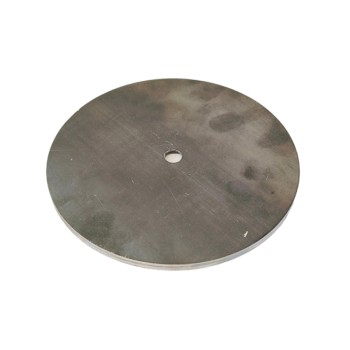 Base ultrafina de Ø160mm x 6mm de altura com furo central