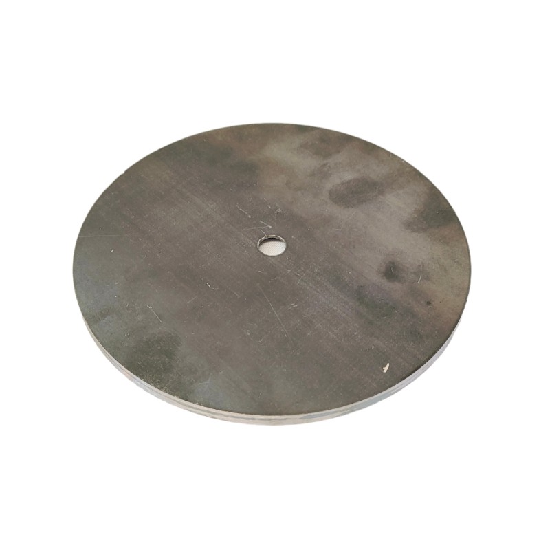 Base ultrafina de Ø160mm x 6mm de altura com furo central