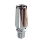 Rótula cromada articulada Ø15mm x 41mm R10/100