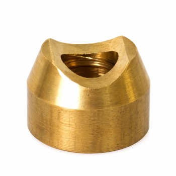 Adaptador de latão M10/100 com assento côncavo 13mm x 9mm