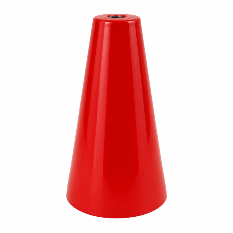 Cone de ferro para lâmpadas Ø60 × 105 mm em várias cores