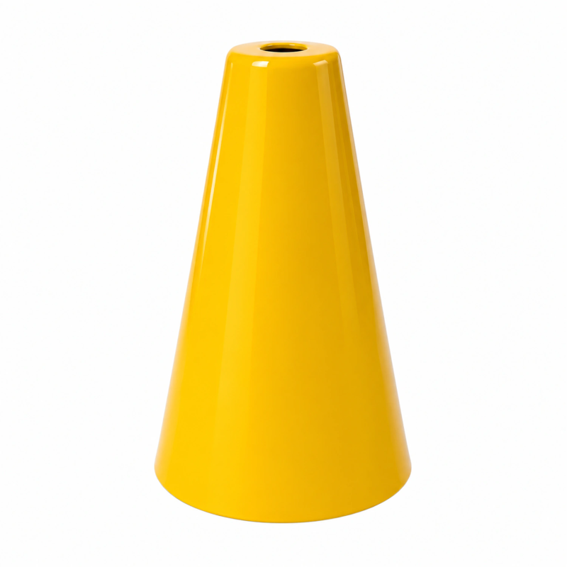 Cone de ferro para lâmpadas Ø60 × 105 mm em várias cores