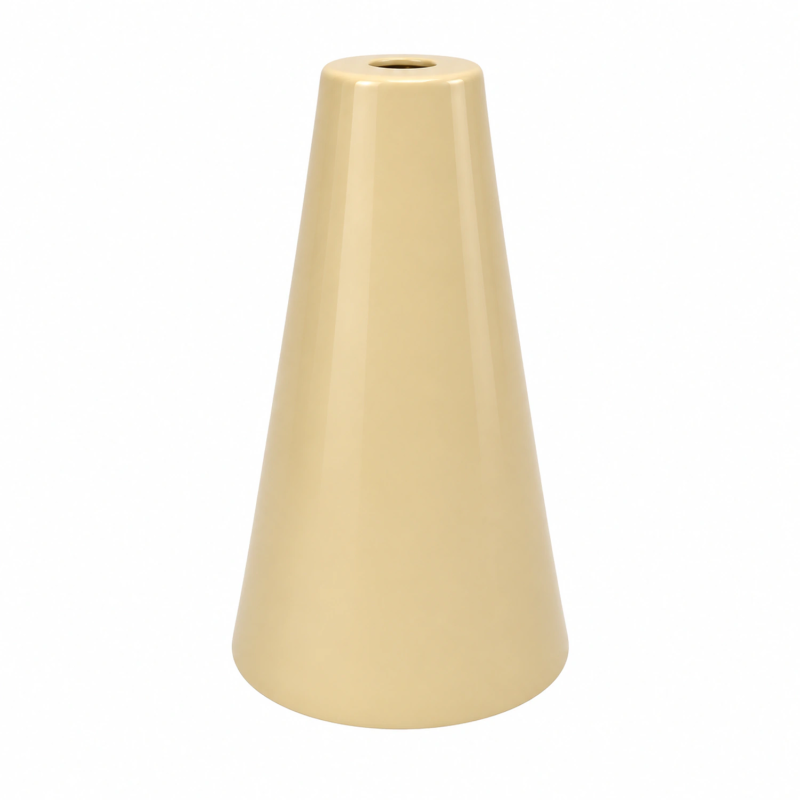 Cone de ferro para lâmpadas Ø60 × 105 mm em várias cores