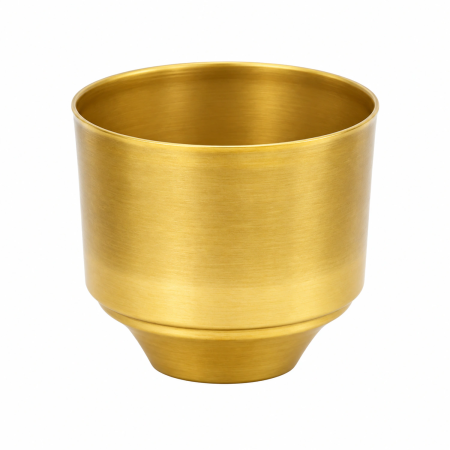 Soquete E27 curto de latão Ø42 × 36 mm