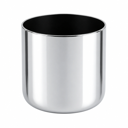 Cubreportalâmpadas E27 curto acabamento cromado Ø42 × 37 mm