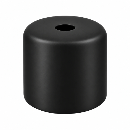 Cubrepêndulo E27 curto Ø42 × 37 mm em três acabamentos