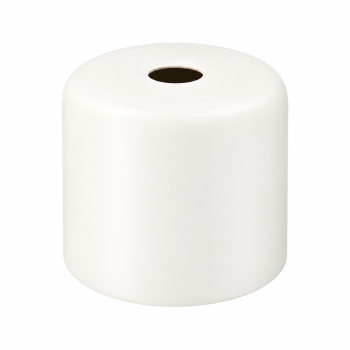 Cubrepêndulo E27 curto Ø42 × 37 mm em três acabamentos