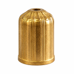 Cubreportor E27 de bronze canelado Ø47,5 × 60,5 mm
