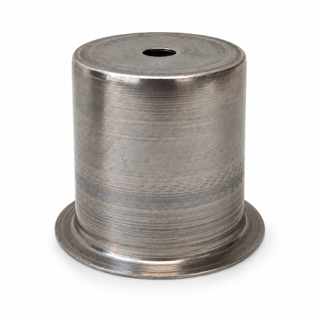 Cobertura cilíndrica com aba de ferro Ø65 × 50 mm