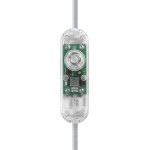 Regulador universal com comando rotativo para lâmpadas de mesa LED e incandescentes