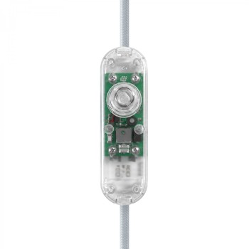 Regulador universal com comando rotativo para lâmpadas de mesa LED e incandescentes