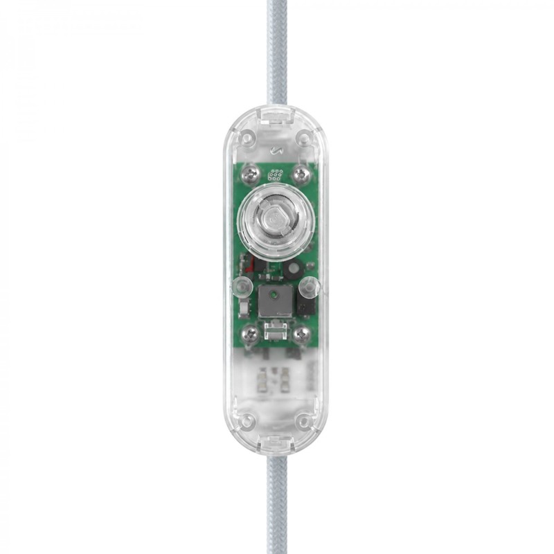 Regulador universal com comando rotativo para lâmpadas de mesa LED e incandescentes