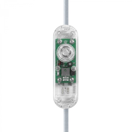 Regulador universal com comando rotativo para lâmpadas de mesa LED e incandescentes