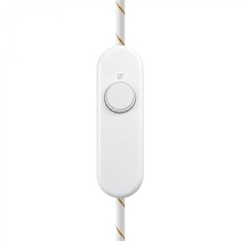 Regulador universal com comando rotativo para lâmpadas de mesa LED e incandescentes