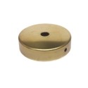 Suporte de latão de 65mm de diâmetro x 15mm com uma saída.