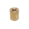 Taco extensor de metal latão com rosca interna de 24mm de altura.