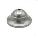 Suporte de metal em ferro bruto clássico de 120mm com uma saída.