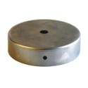 Suporte de ferro para pintar com 90 mm de diâmetro e uma saída.