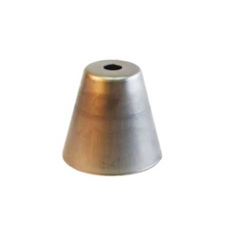 Cobertura de lâmpada de ferro para sino, com diâmetro de 54mm x 57mm.