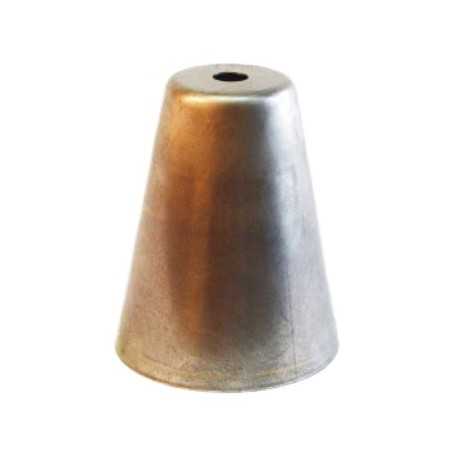 Cúpula de ferro para lâmpadas 83mm x 68mm de diâmetro