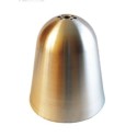 Campainha de metal em alumínio, 175mm de altura x 150mm de diâmetro.