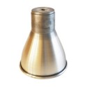 Campainha de metal de alumínio, 150mm de altura x 125mm de diâmetro.