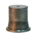 Campainha de ferro bruto 100mm de altura x 104mm de diâmetro.