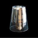 Ecrã de cristal transparente 230mm de altura x 210mm de diâmetro