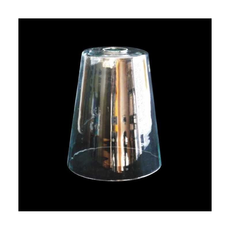 Ecrã de cristal transparente 230mm de altura x 210mm de diâmetro