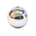 Bola de metal cromado brilhante de 60mm para decorar candeeiros.