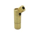 Rótula articulada de latão com 46mm de altura para lâmpadas.