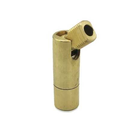 Rótula articulada de latão com 46mm de altura para lâmpadas.
