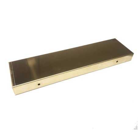 Suporte de teto de régua de latão de 330mm x 22mm x 16mm.