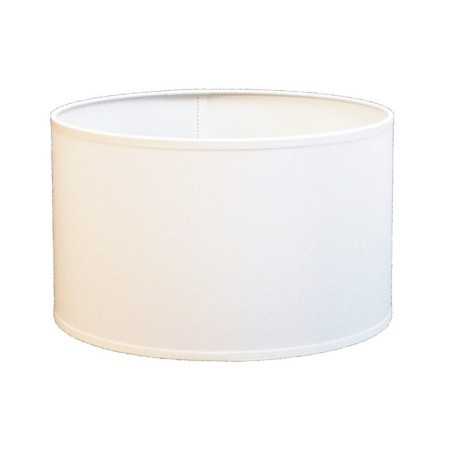 Ecrã de tecido branco E27 400mm de diâmetro x 200mm de altura