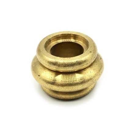 Anel de latão passante de 24mm de diâmetro x 15mm de altura.