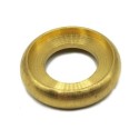 Anilha tipo passante de latão com 24mm de diâmetro por 6mm de altura.