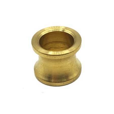 Peça de latão com 15mm de diâmetro por 12mm de altura.
