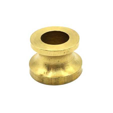 Passador de cilindro de latão de 20mm de diâmetro x 14mm de altura.