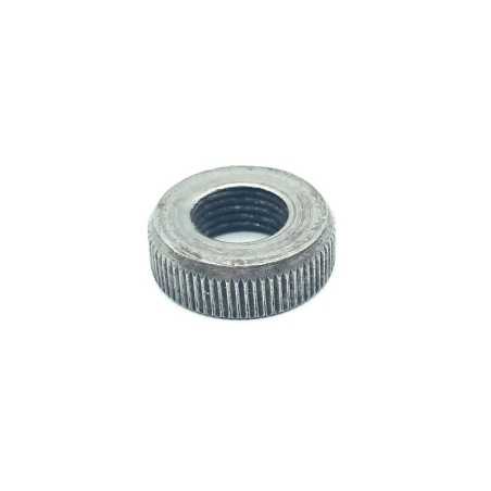 Arruela de ferro rosqueada com relevo na borda 18mm x 6mm