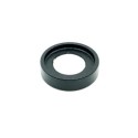 Trava de passagem para tubo metálico de 20mm de diâmetro, preto.