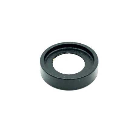 Trava de passagem para tubo metálico de 20mm de diâmetro, preto.