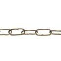 Corrente de metal couro elo de 45mm para luminárias de peso