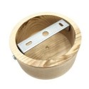 Suporte de teto de madeira para perfurar conforme necessário.